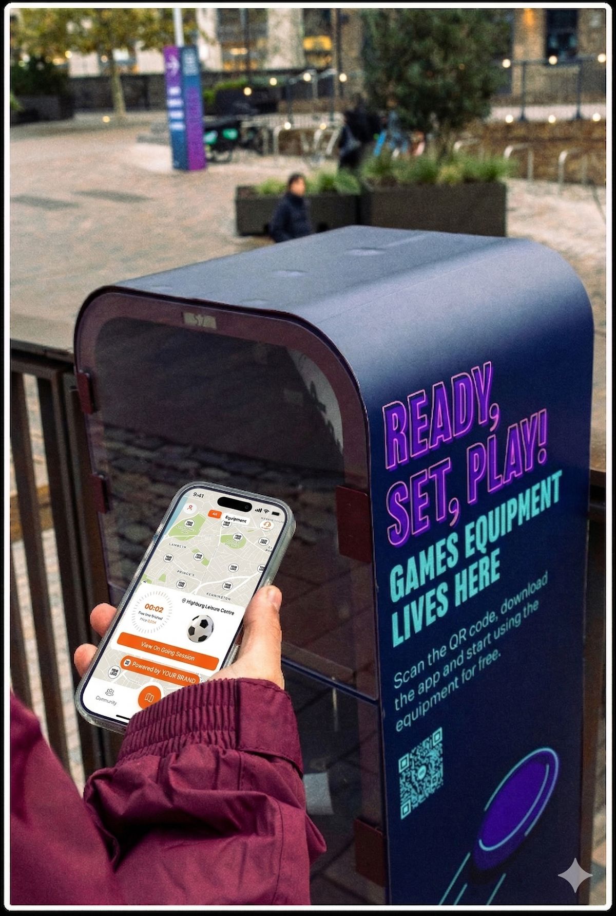 PlayMade app showing brand placement